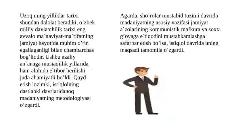 O‘zbekistondagi ma’naviy va madaniy taraqqiyot 4