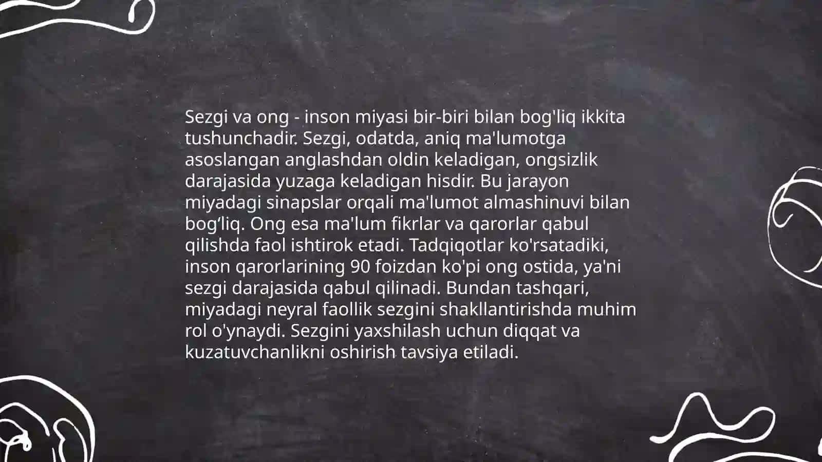 Sezgi va hissiyotlar 4