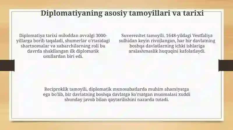 Diplomatiya pratakol asosiy tshunchalar va xalqaro meyorlar 4