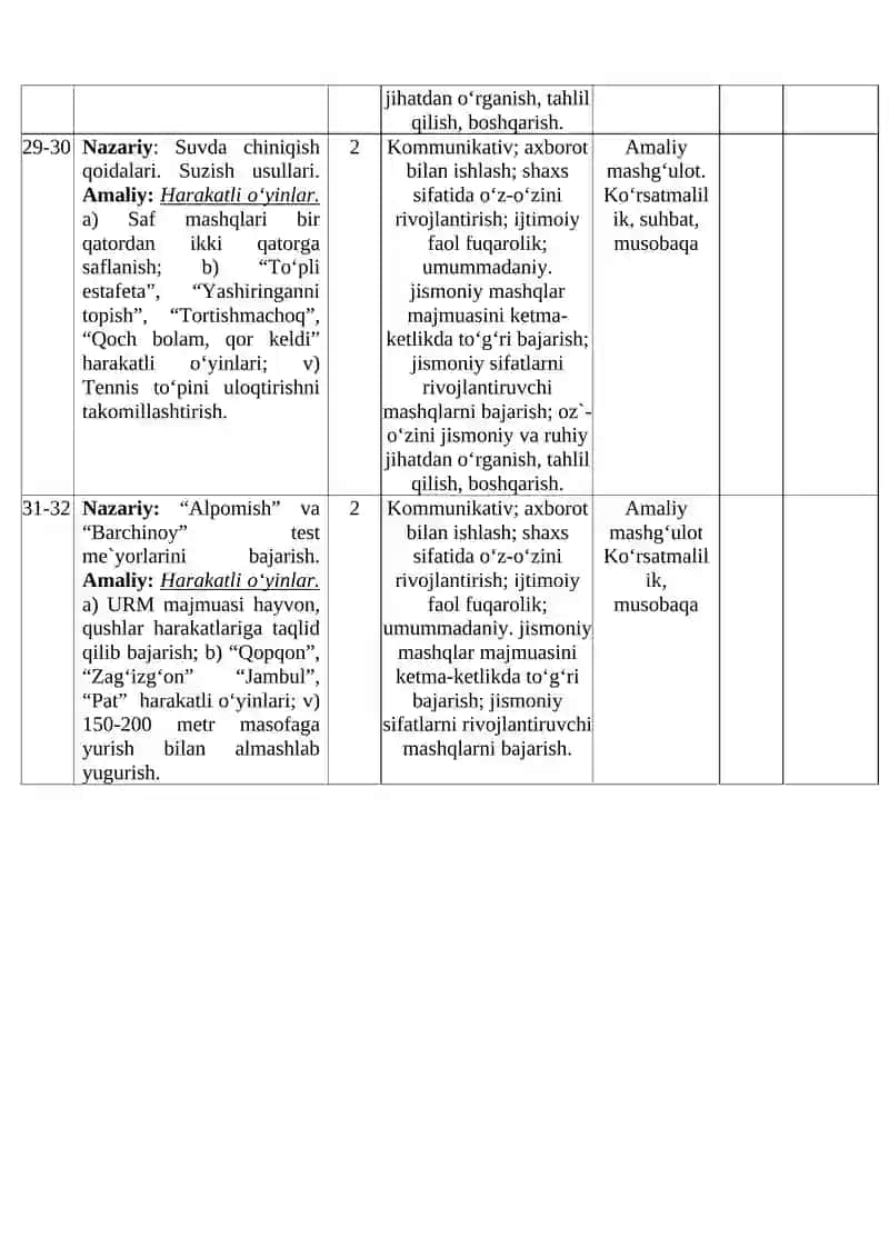 Nazariy bilimlar 4