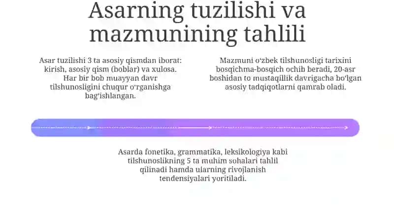 A.Nurmonovning "Oʻzbek tilshunosligi tarixi" asari bilan tanishish 4