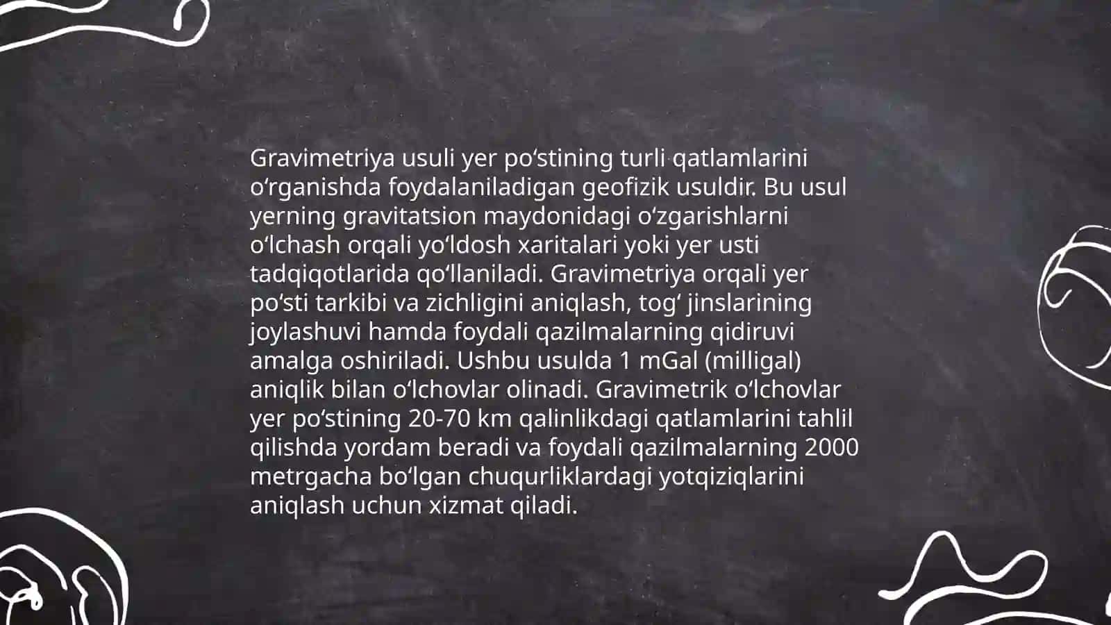 Geografik vazifalarni bajarishda geofizik usullarining qoʻllanishi 4