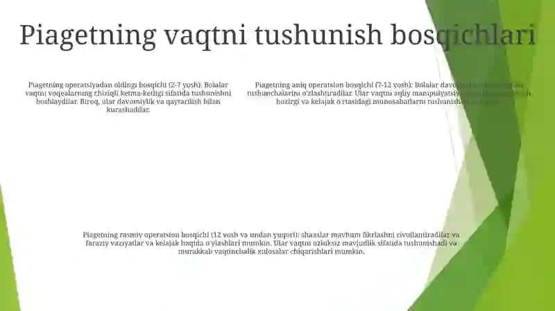 Bolalarda Vaqt Tasavvurlarini Shakllantirish 4