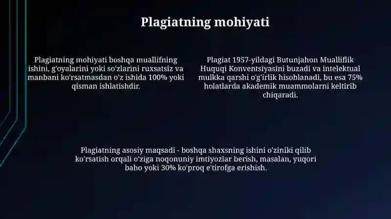 Iqtibos, Plagiat va Mualliflik Huquqi: Asosiy Tushunchalar 4