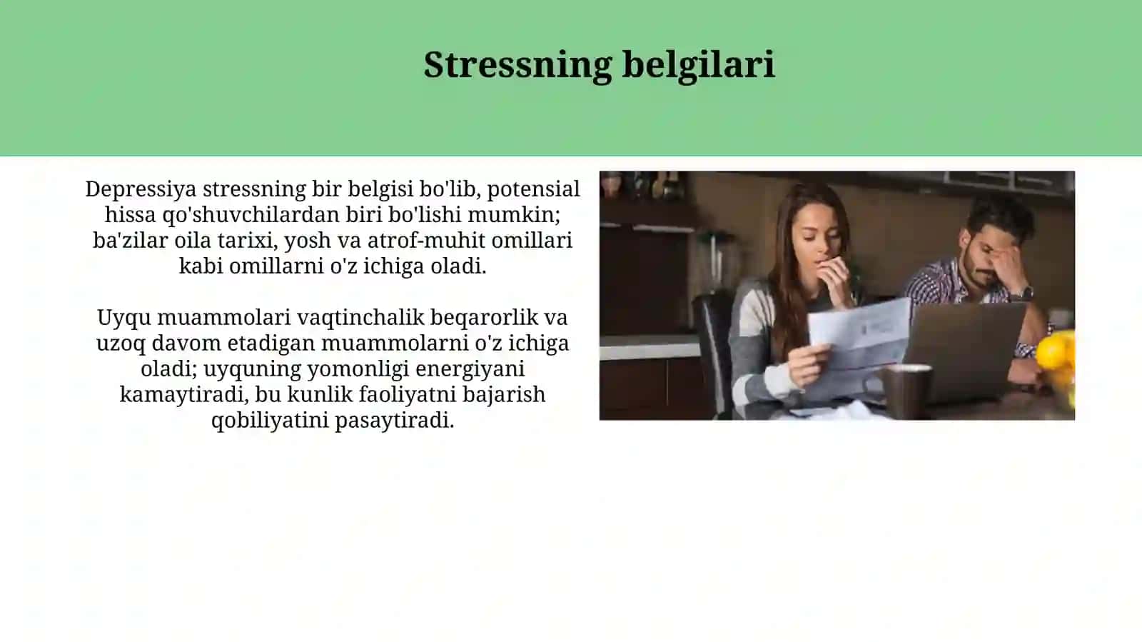 Stres, krizes va ijtimoiy qoʻllab quvvatlash 4