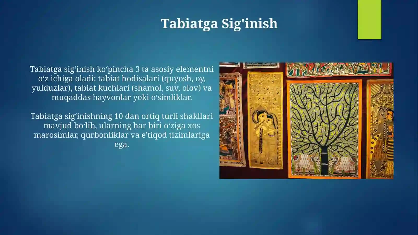 Dinlarning tasnifi.Ibtidoiy yoki urug' qabila dinlari 4