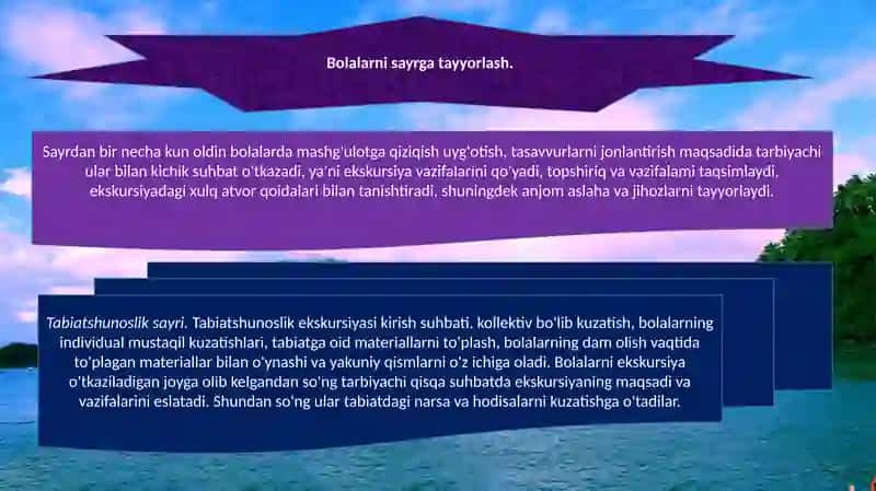 Bolalarni sayr gatayorlash 4