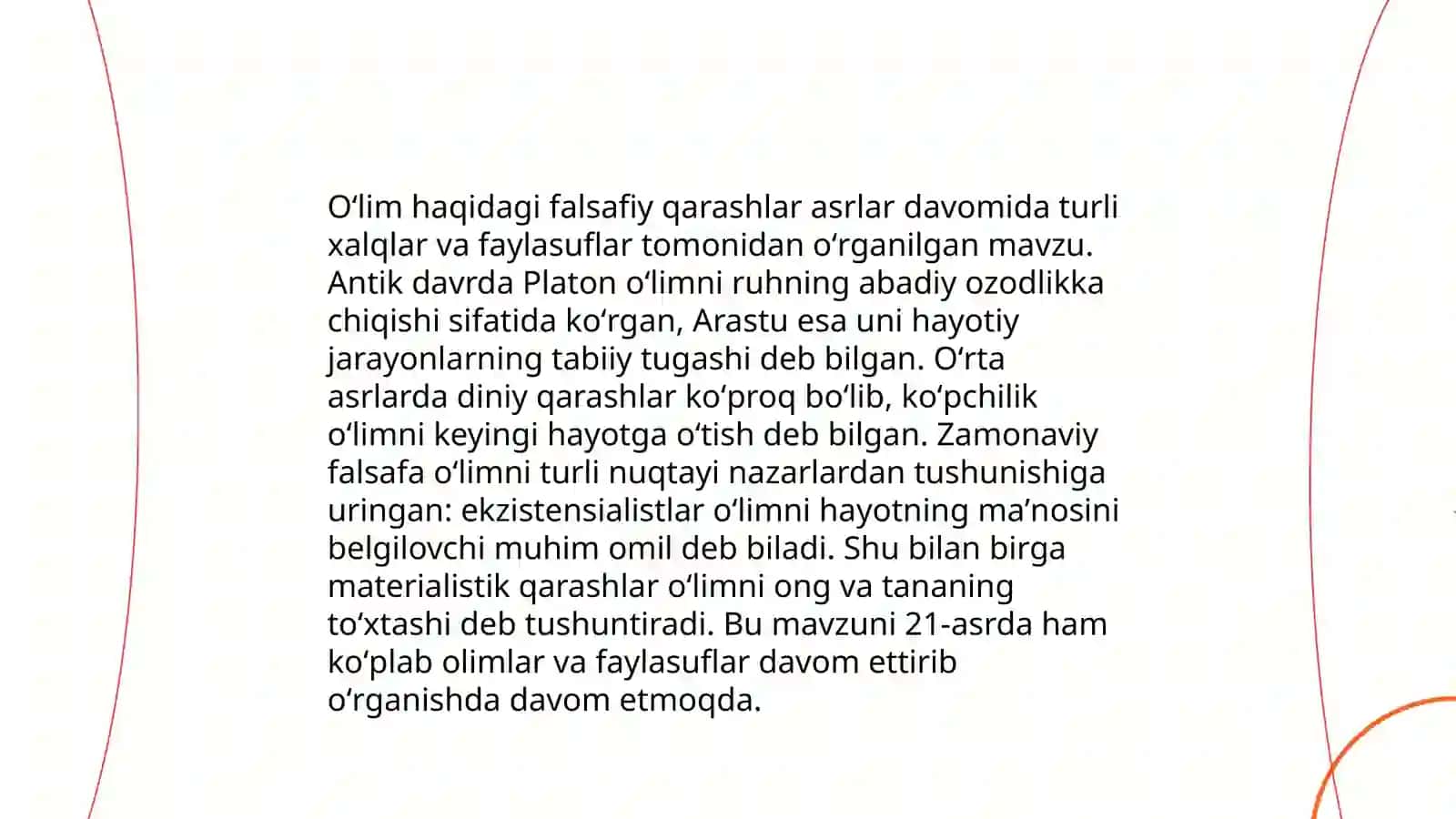 Oʻlim va oʻlishning axloqiy masalalari 4