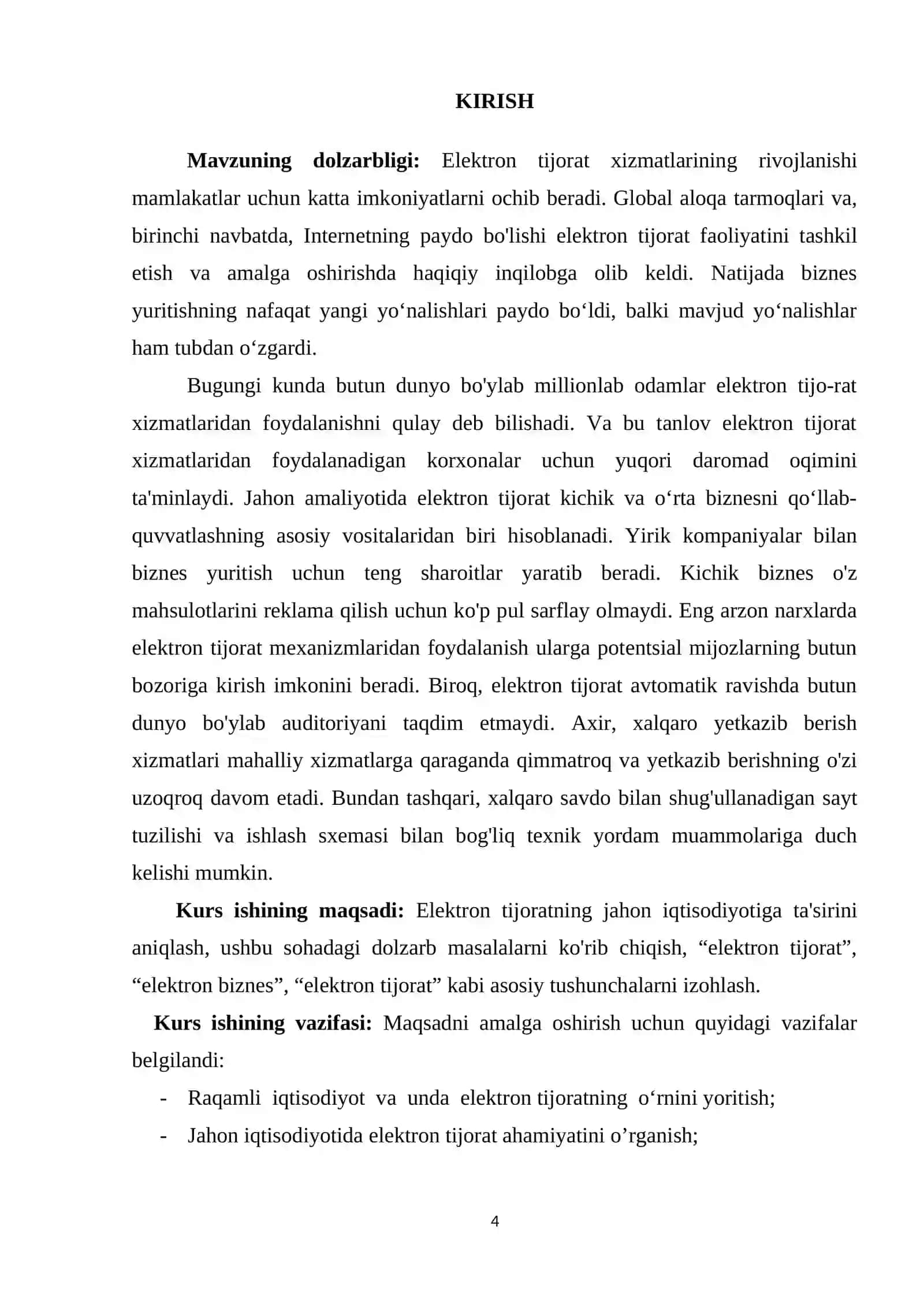 Elektron tijorat va elektron savdo xususiy belgilari va farqlari 4