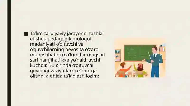 Pedagogik faoliyatda muloqot madaniyati va psixologiyasi 4