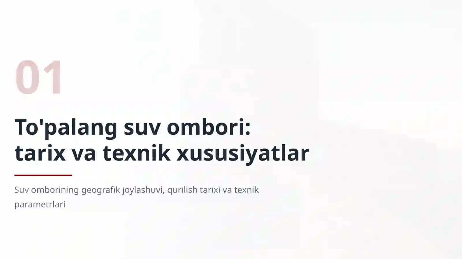 To'palang suv omboridan Termizgacha loyihasi 4