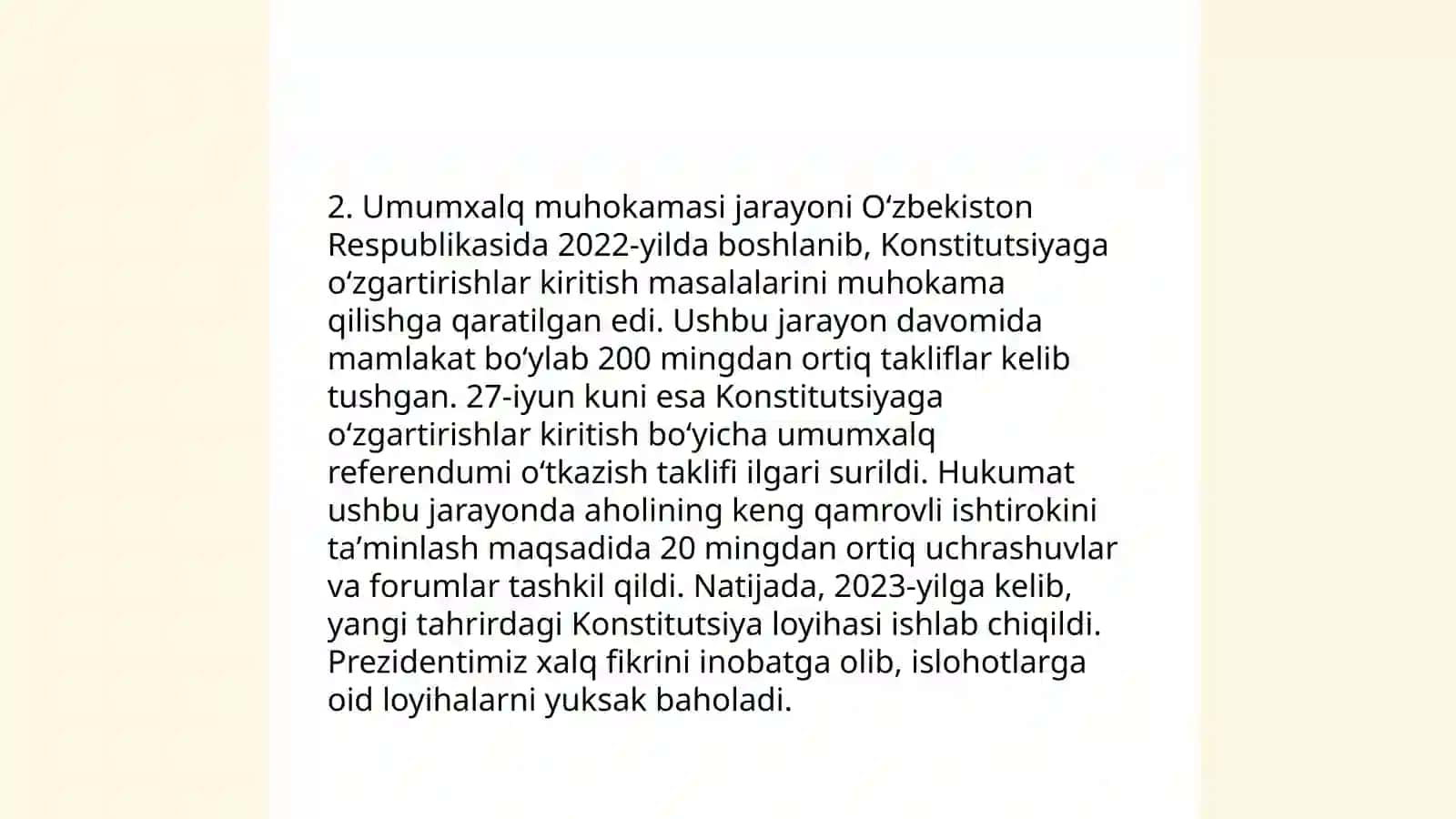 Konstitutsiya loyihasining umumxalq muhokamasi va uning qabul qilinishi 4
