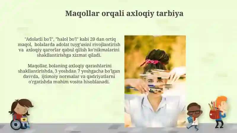 Xalq pedagogikasida maqollarning mantiqiy fikrlashni rivojlantirishdagi ahamiyati 4