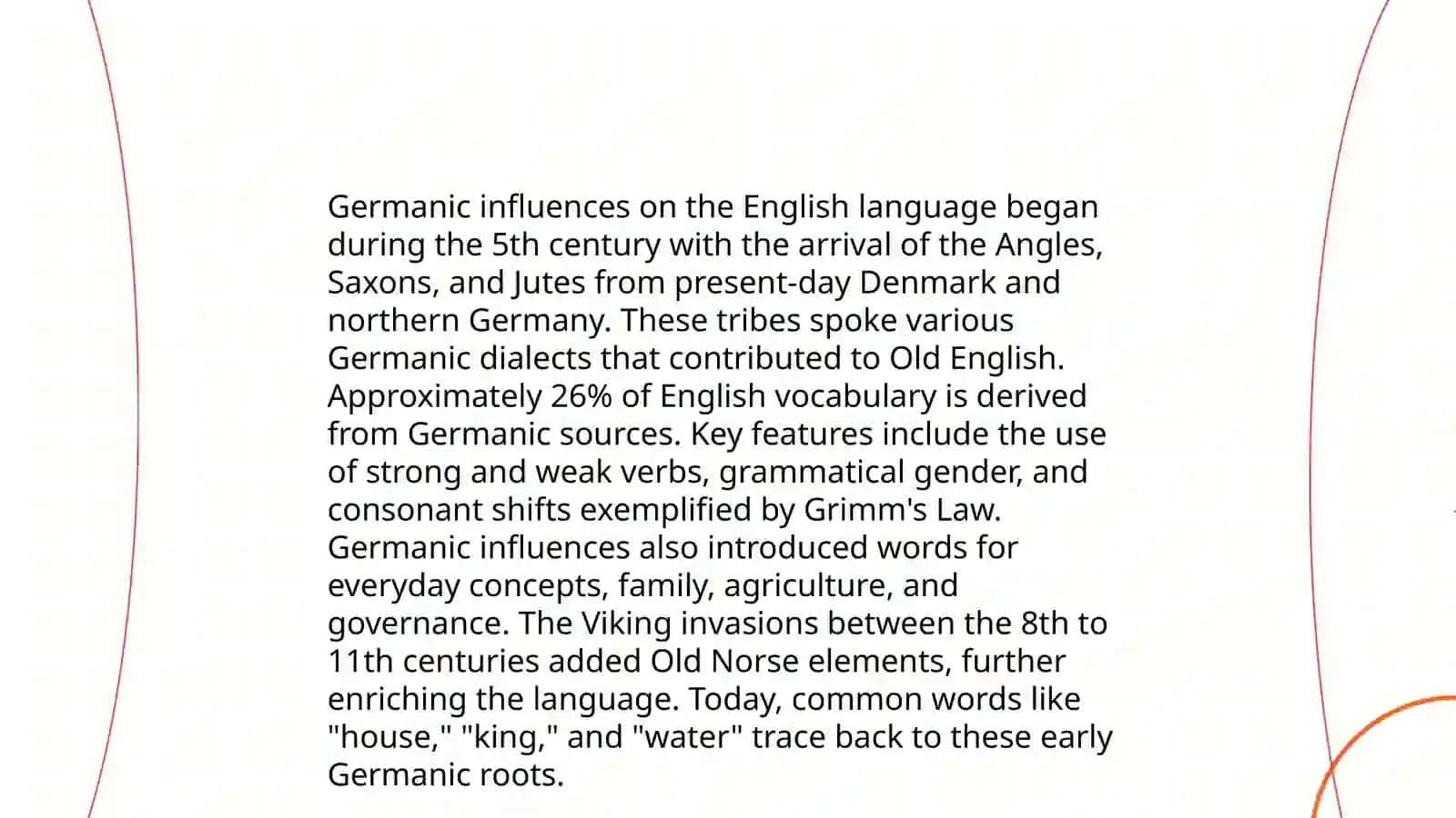 The vocabulary of Old English period 4
