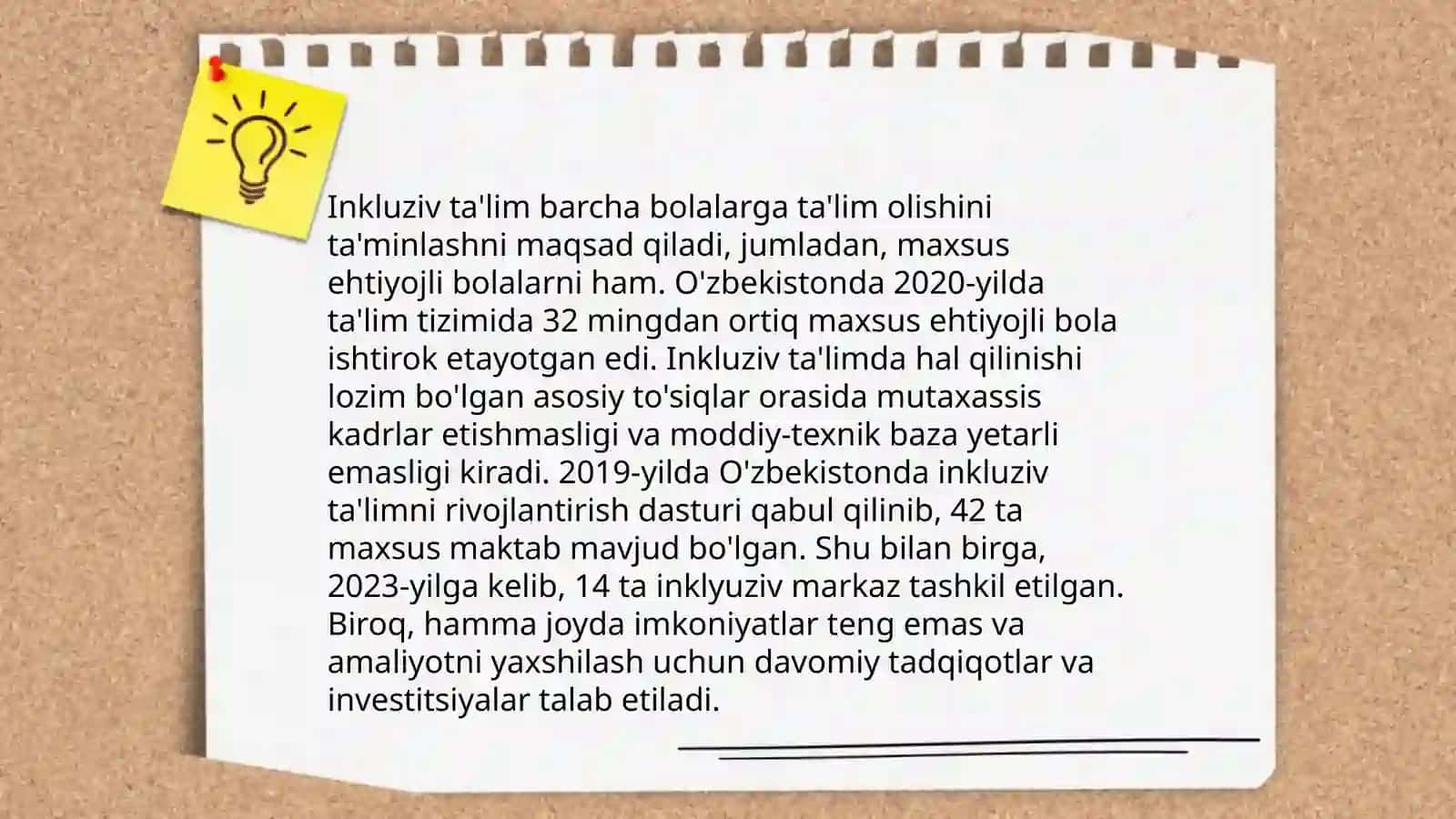 Alohida ta'lim ehtiyojlari va tarbiyalash muammolari 4