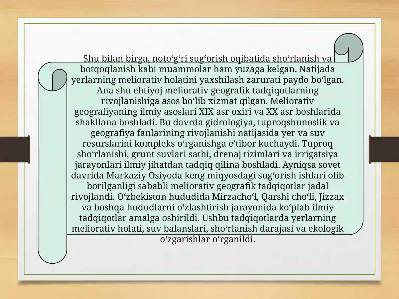 Meliorativgeografiya.Meliorativgeografiktadqiqotlarnitadqiqqilish 4