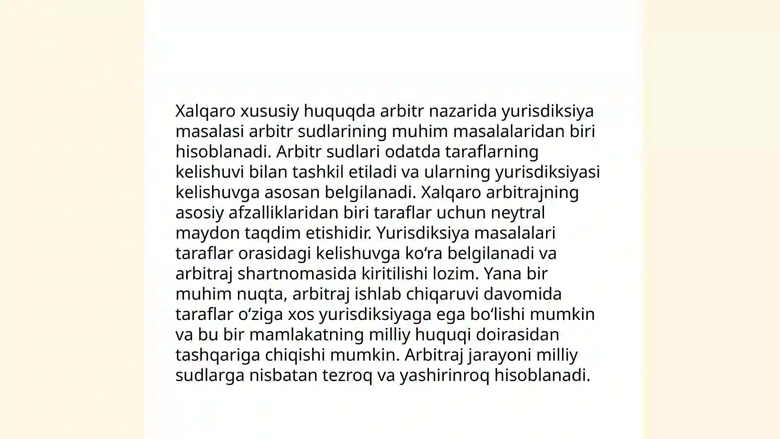 Xalqaro xususiy huquqda yurisdiktsiya va nizolarni hal etish 4