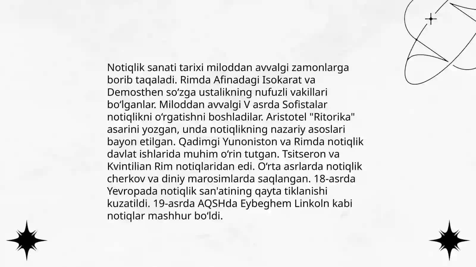 Notiqlik sanati 4