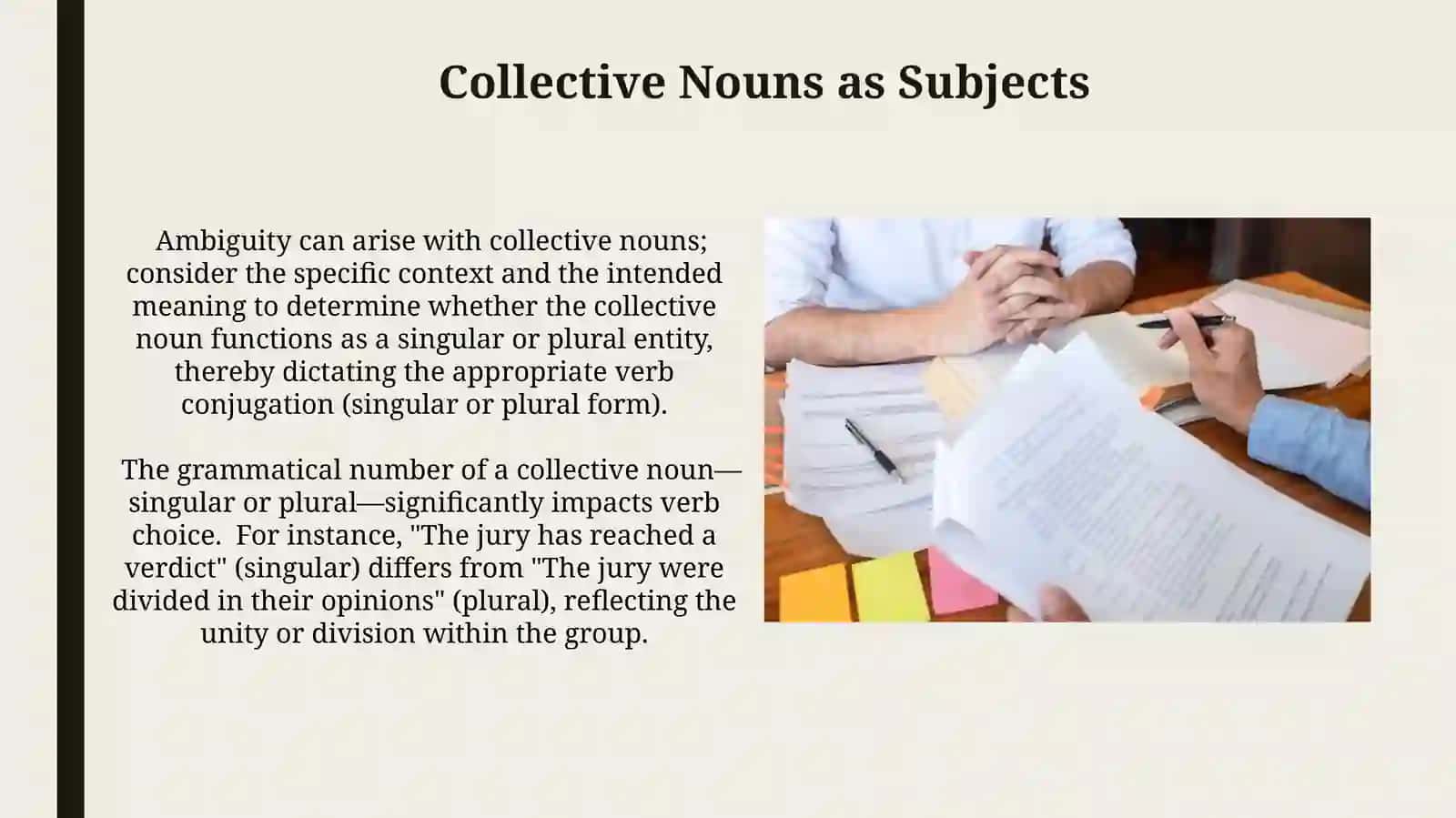 Subject-Verb Agreement 4