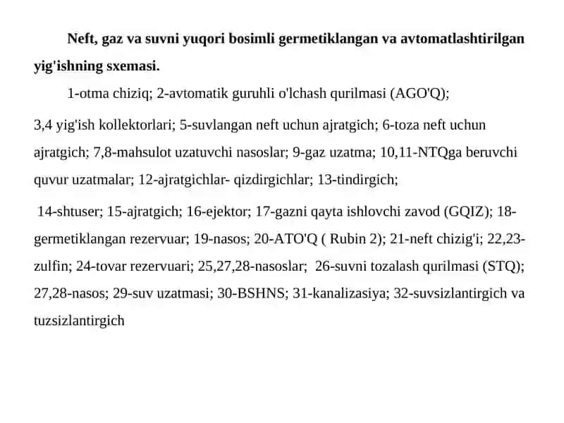 Neft, gaz va suv niybiy haqida umumiy ma'lumotlar 4