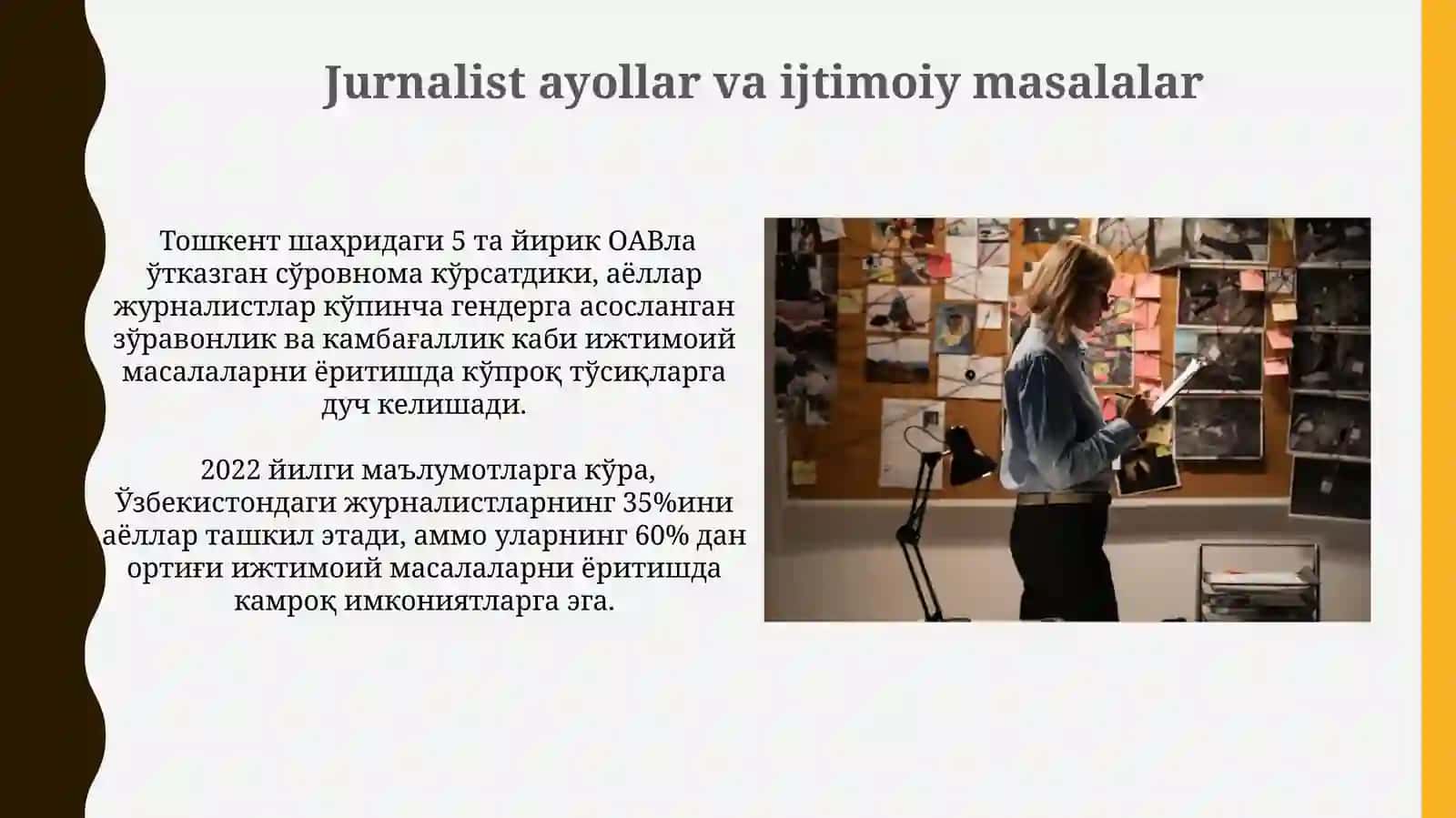 Jurnalistikada ayollar 4