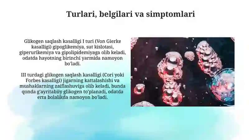 Glikogen zaxirasi kasaliklari 4