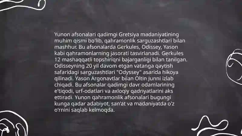 Yunon afsona va rivoyatlari 4