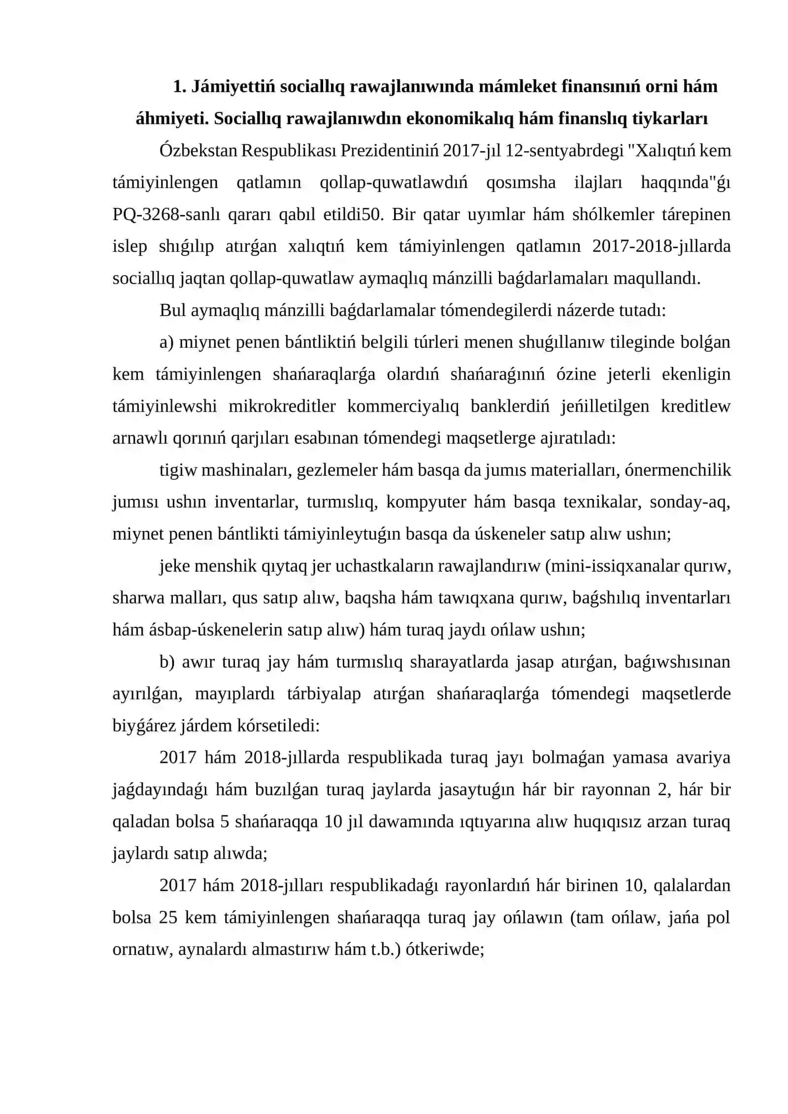 Mámleketlik finans páninen ÓZ BETINSHE JUMISI 4