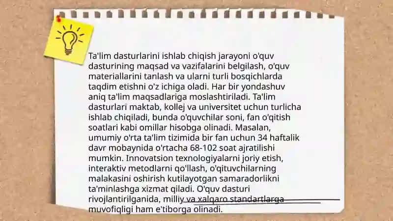 Uslubiy savodxonlik topshiriqlari 4