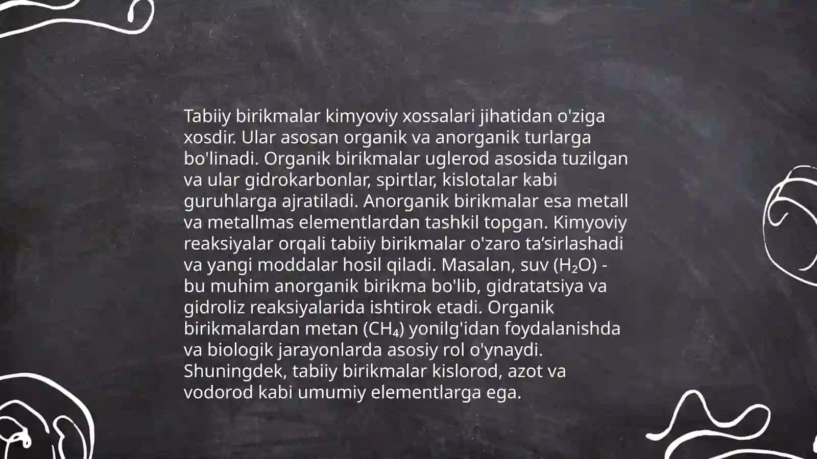 Tabiiy birikmalarning Qsar taxlili 4
