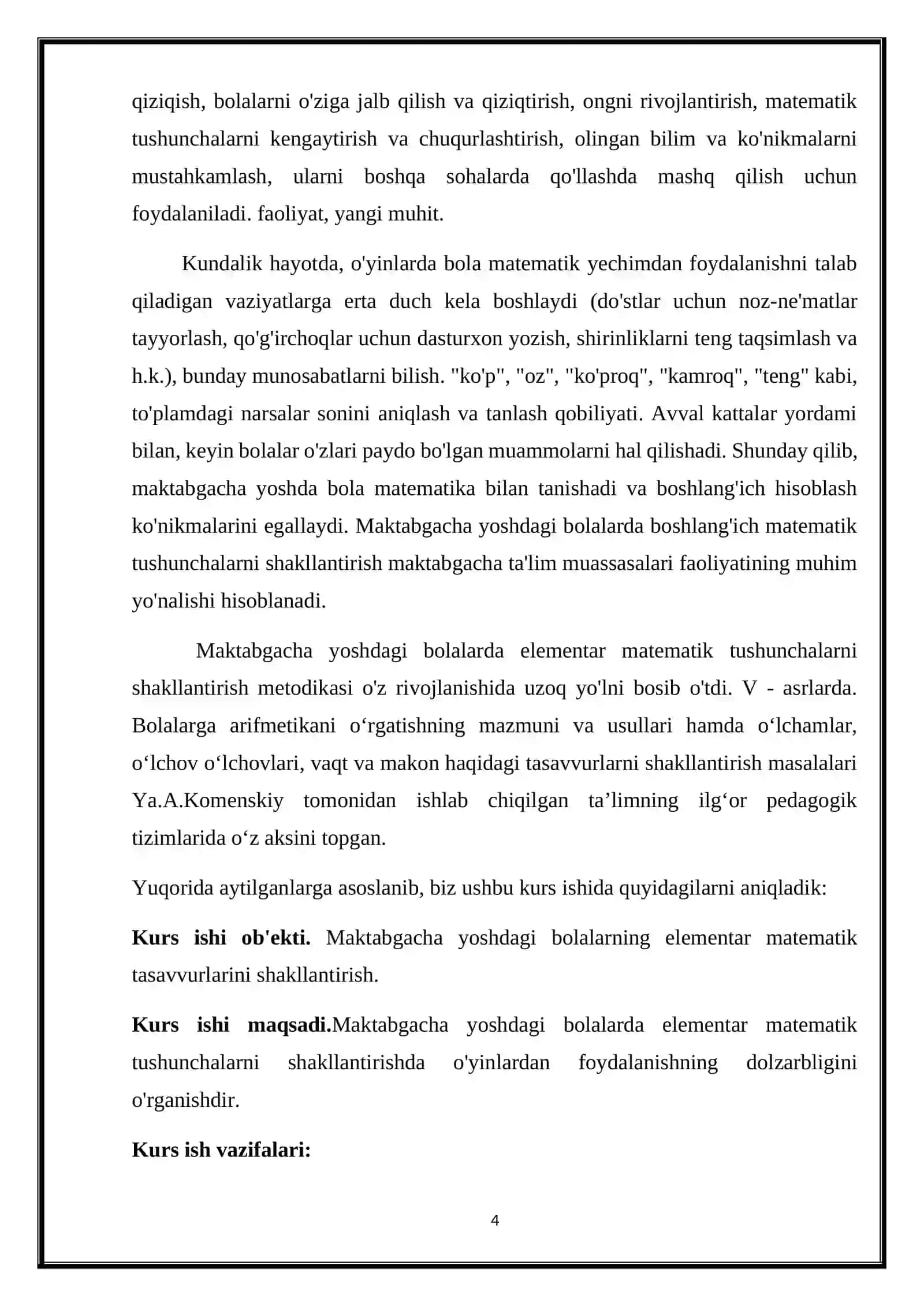 MATEMATIKA O’QITISH METODIKASI 4