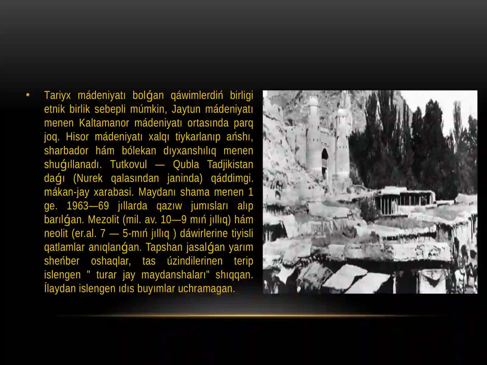 Xisar Mádeniyatı Eramizdan Ald. 6-3-mıń Jıllıqlarǵa Tiyisli Neolit Dáwiri Arxeologik Kompleksi 4