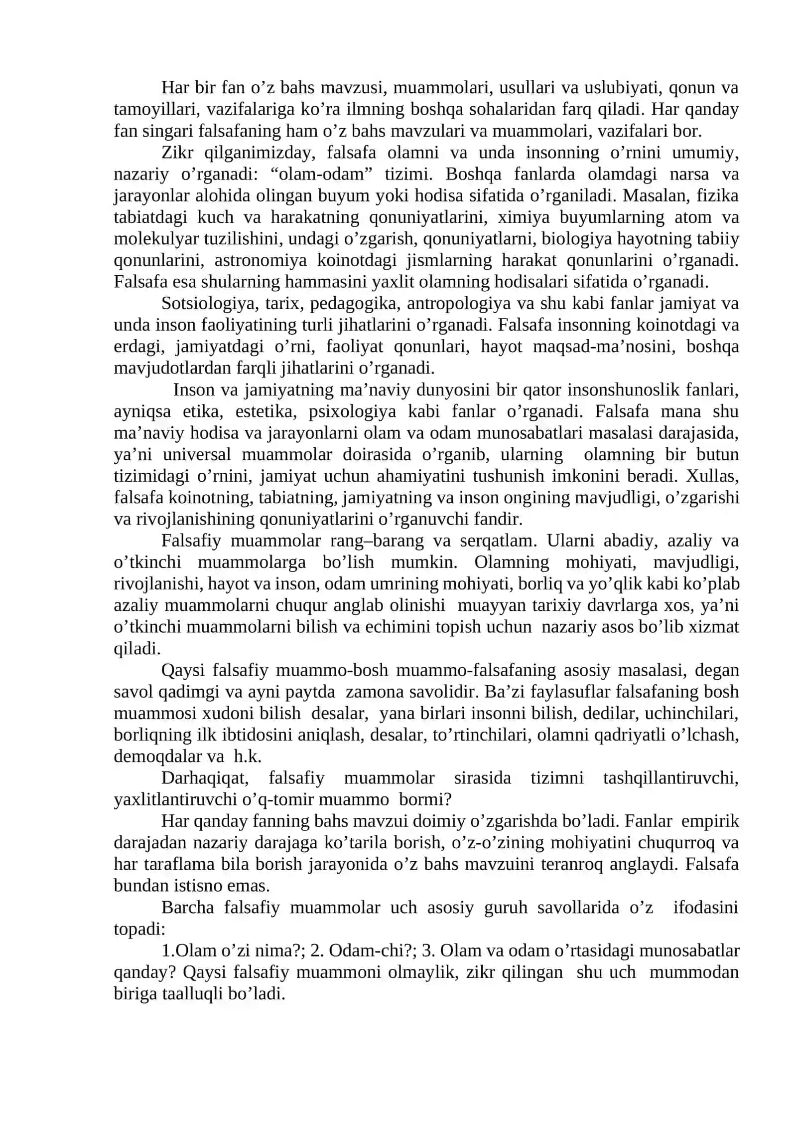 FALSAFA FANINING ASOSIY MAQSADI VA BO’LG’USI PEDAGOGLARDA       O’QITILISHINING NAZARIY-AMALIY AHAMIYATI 4