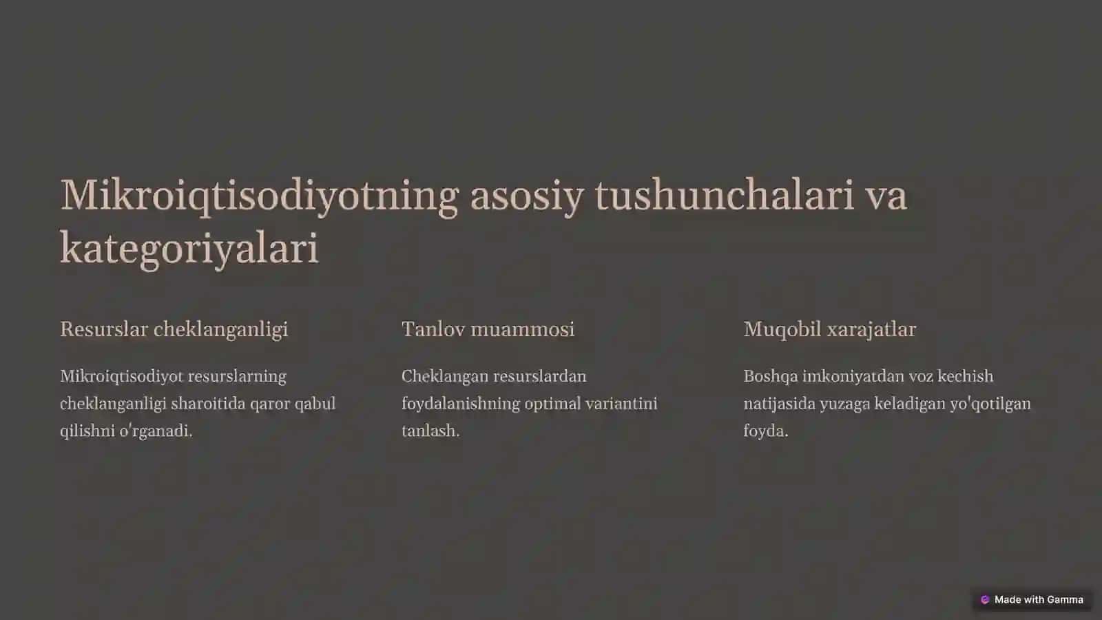MIKROIQTISODIYOT FANI MAQSADI VA VAZIFALARI 4