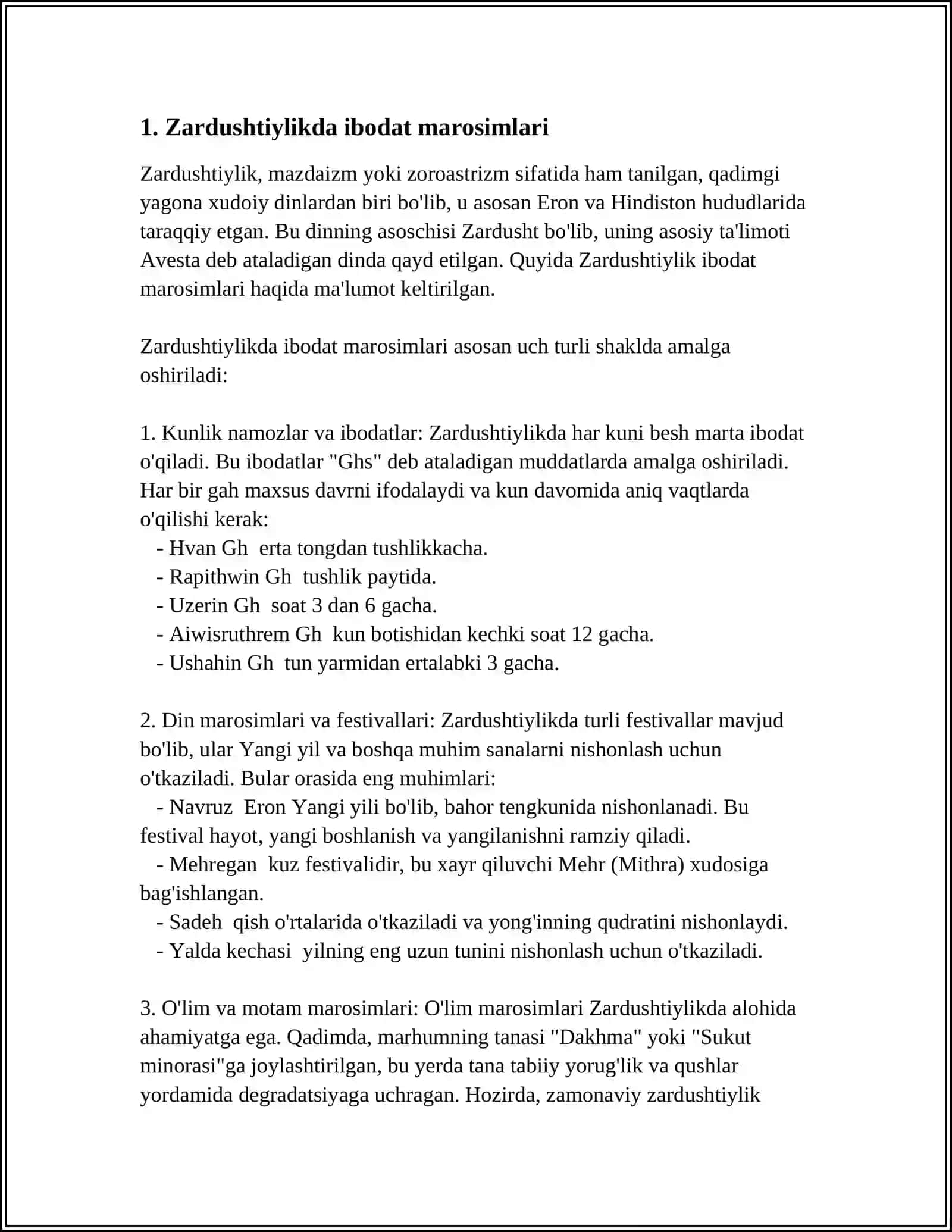 ZARDUSHTIYLIKDA DINIYIY ERARXIYASI 4