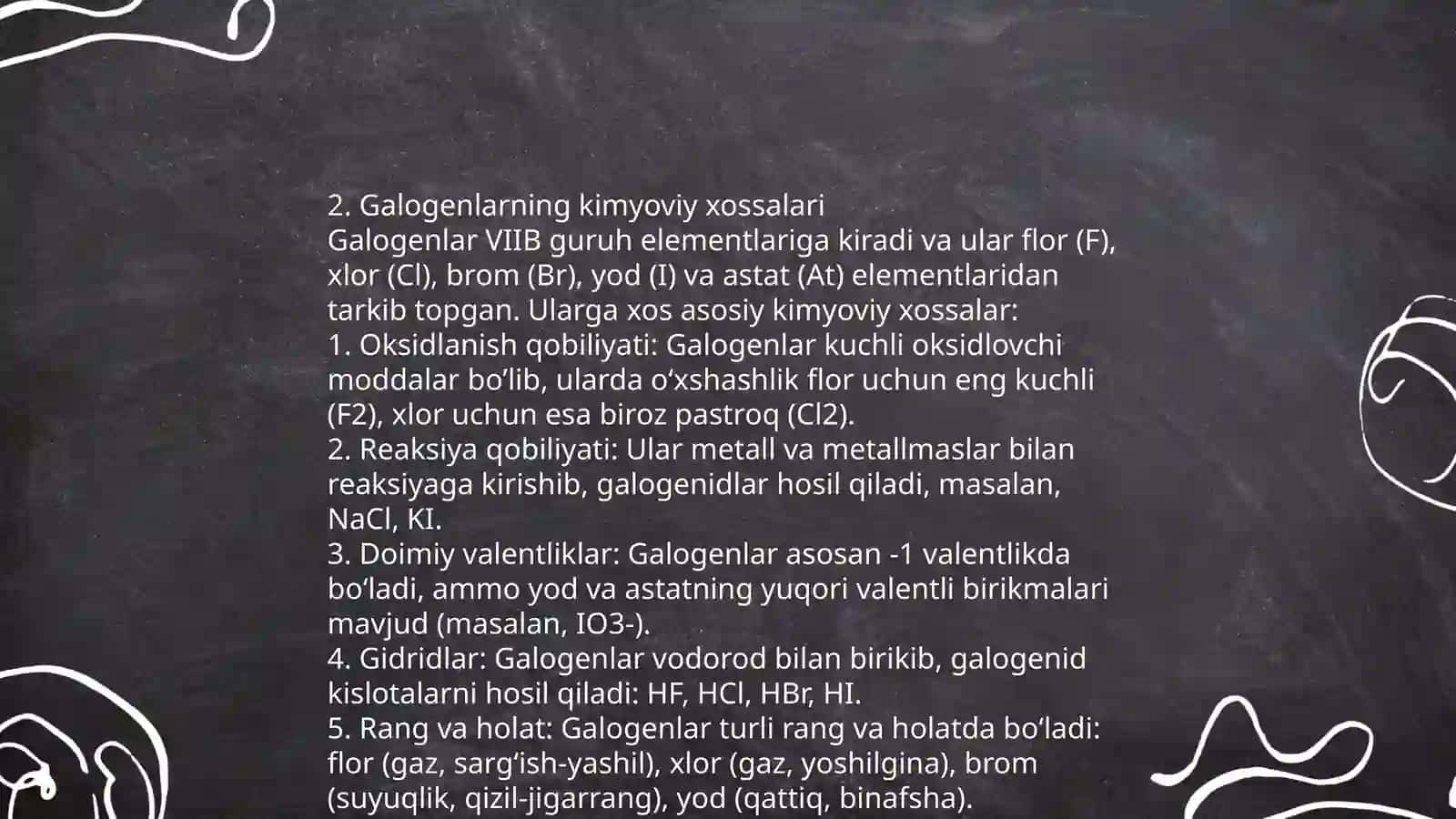 Galogenlar 4