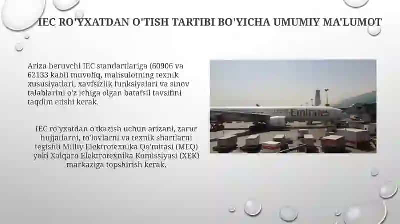 Xalqaro elektro texnika komissiyasi (IES)faoliyati davlat ro‘yxatidan o‘tkazish tartibi 4