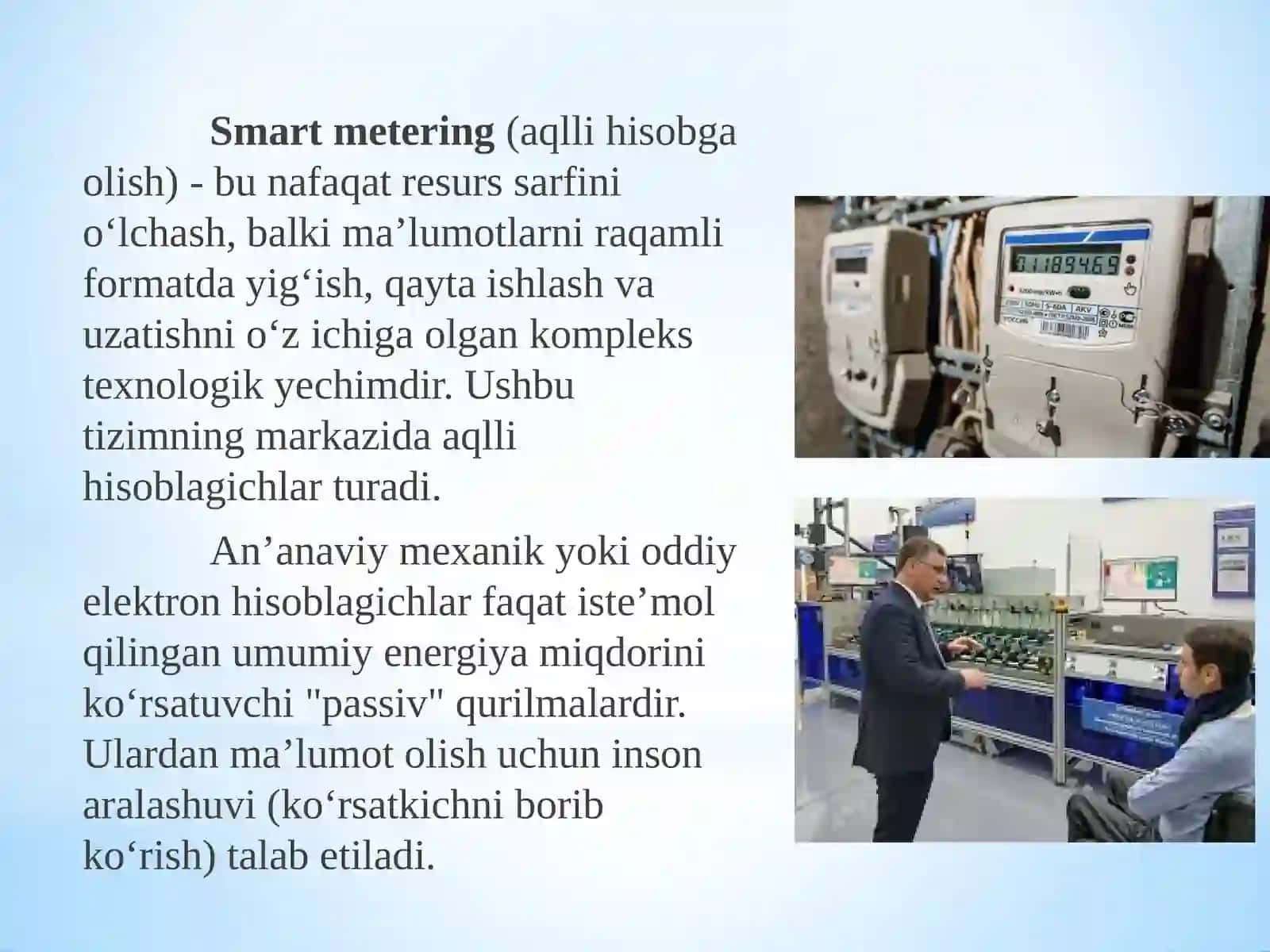 Aqlli (smart) hisoblagichlar va ularning standartlari 4