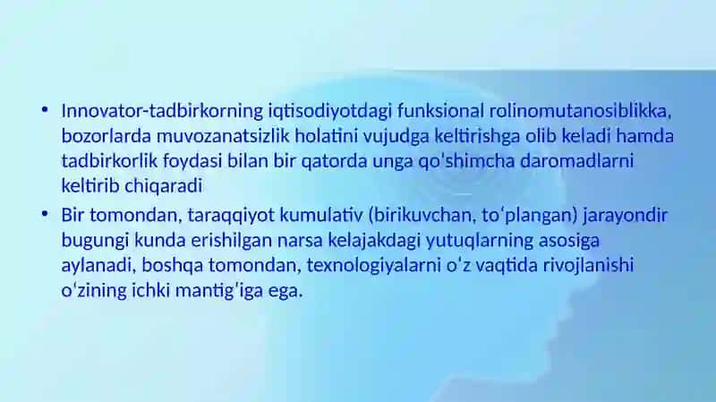 Innovatsion bozor tuzilmasi va uning yangi texnologiyalar rivojlanishiga ta’siri 4