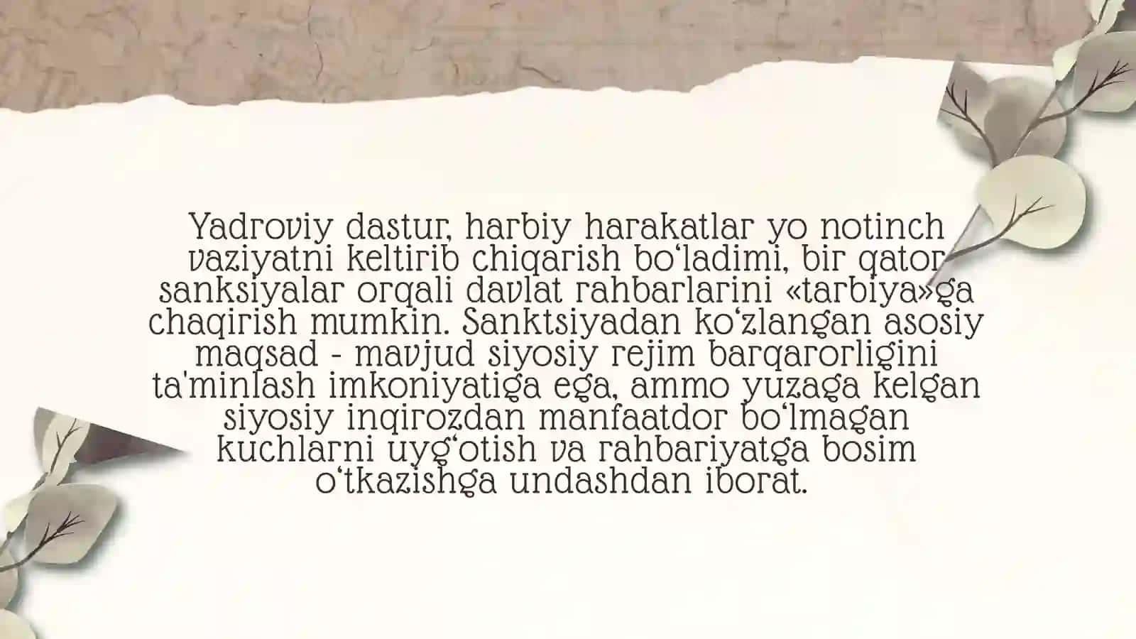 Ijtimoiy sanksiyaning Ijtimoiy zarurati hamda uning ijobiy va salbiy taʼsiri 4