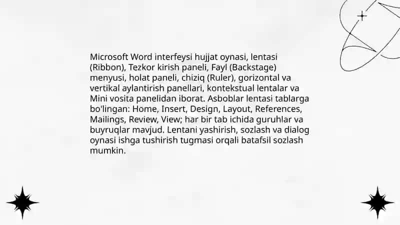 Microsoft Word dasturi 4