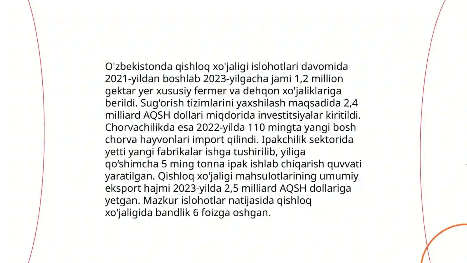 O'zbekistonda Prezident Shavkat Mirziyoyevning islohotlari 4