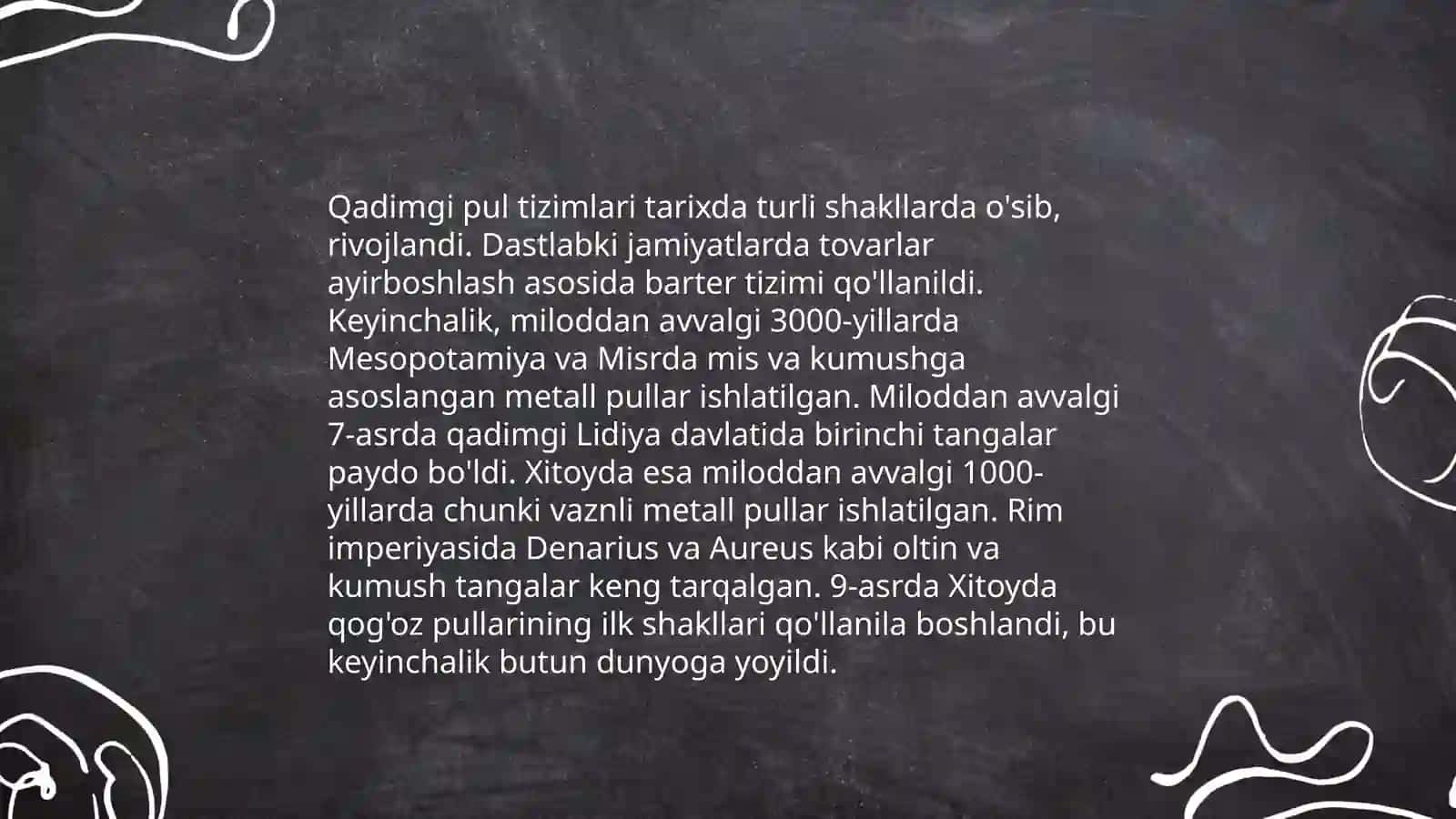 Pulning paydo bolishi, zarurligi va funksiyalari 4