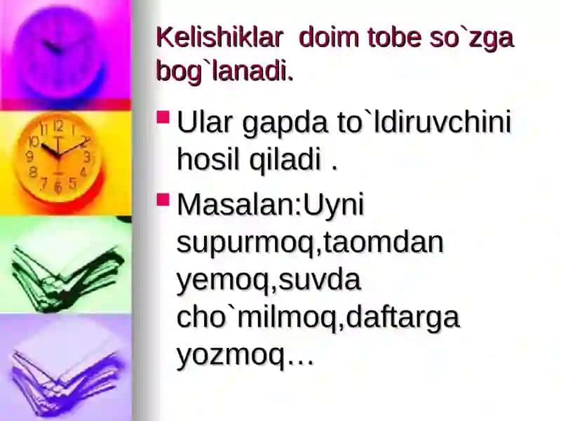 Kelishiklar 4