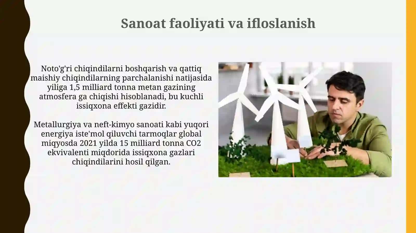 Iqlim o'zgarishi sabablari issiqxona efekktimexanizmiva 4