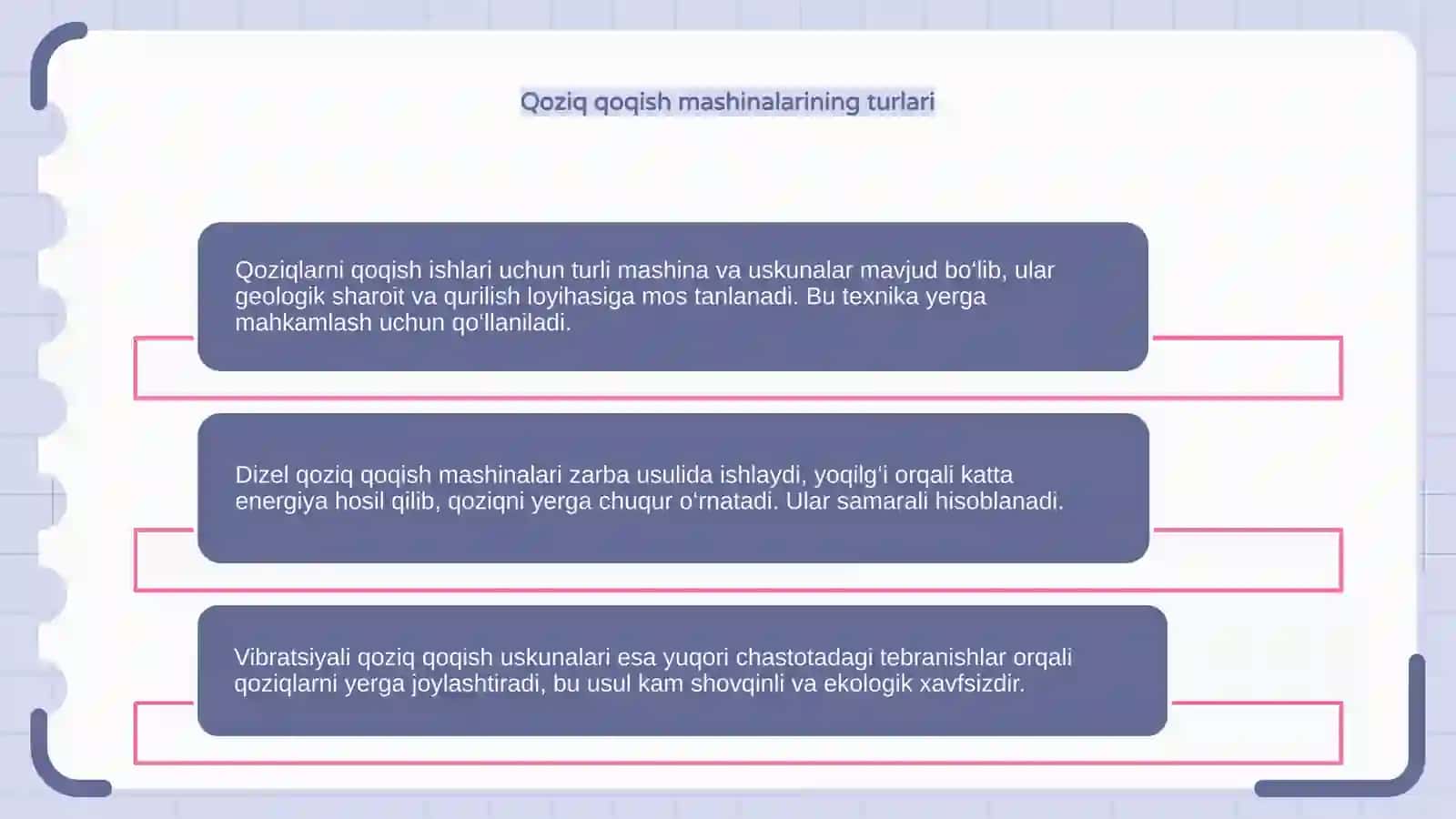 Qoziqlarni qoqish mashinalari va uskunalari 4