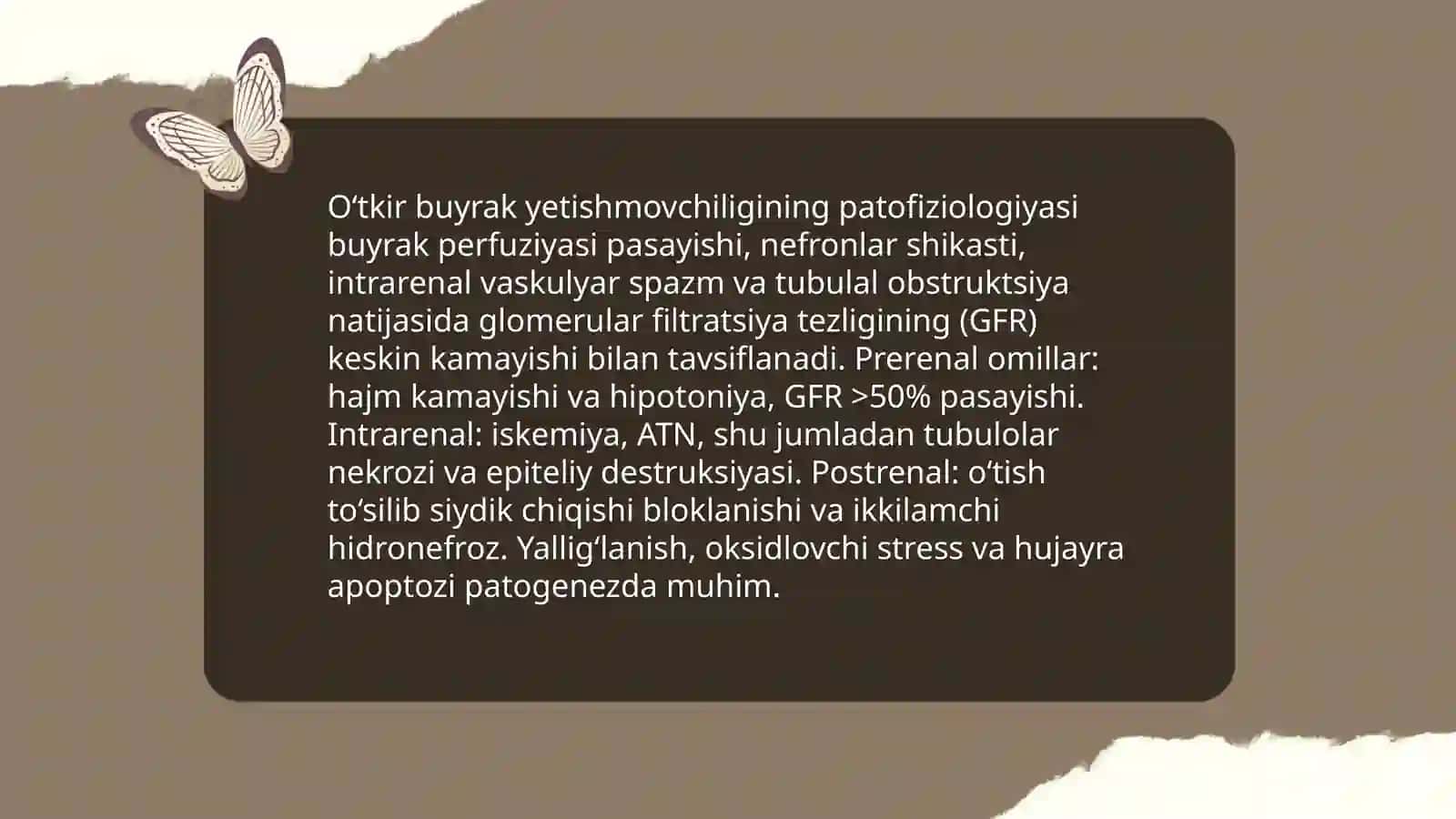 Oʻtkir buyrak yetishmovchiligi 4