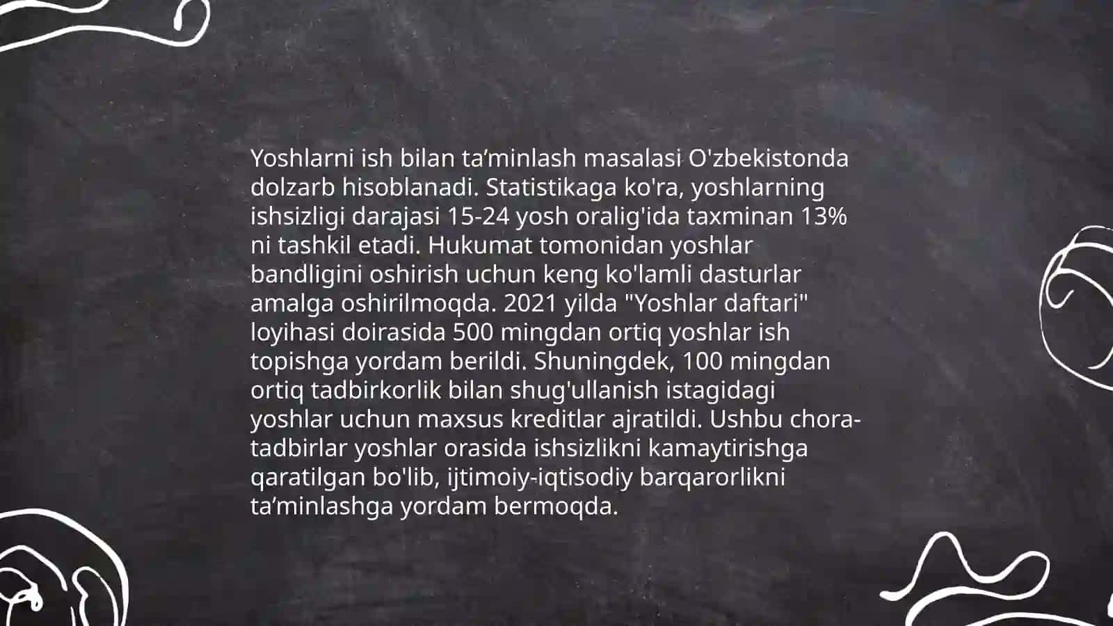 Yoshlar uchun ta'lim imkoniyatlari 4