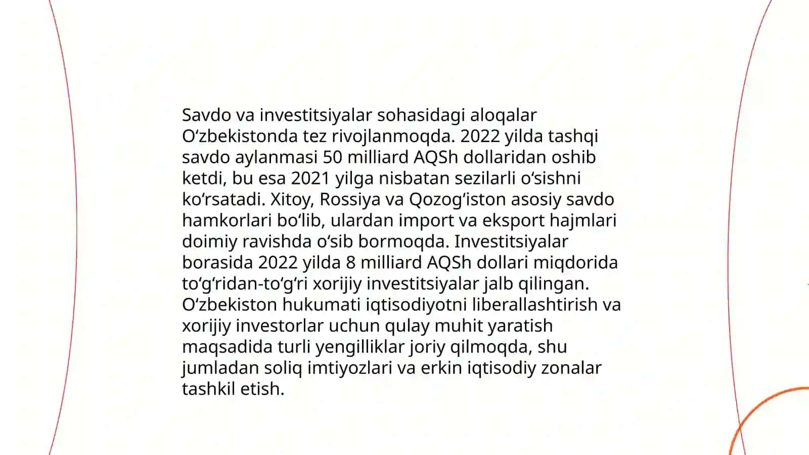 Oʻzbekiston va mustaqil davlatlar bilan hamkorlik va hamdoʼstligi 4