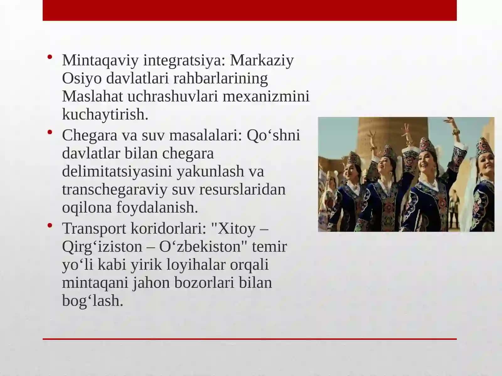 Oʻzbekistonning xalqaro tashkilotlari bilan hamkorlik aloqalari 4